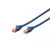 Cabo de rede Digitus CAT 6 S/FTP RJ-45 2 m Azul