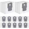 Sacos de pó descartáveis pack de 12 para Roborock H5 (modelo 8.04.0032) – branco, acessório de substituição