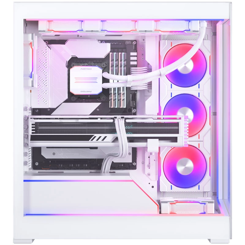 Phanteks NV5 Premium DRGB kit de iluminação ARGB com hub de alimentação e cobertura da placa-mãe, branco