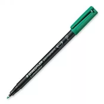 Marcador permanente Staedtler Lumocolor verde 318-5