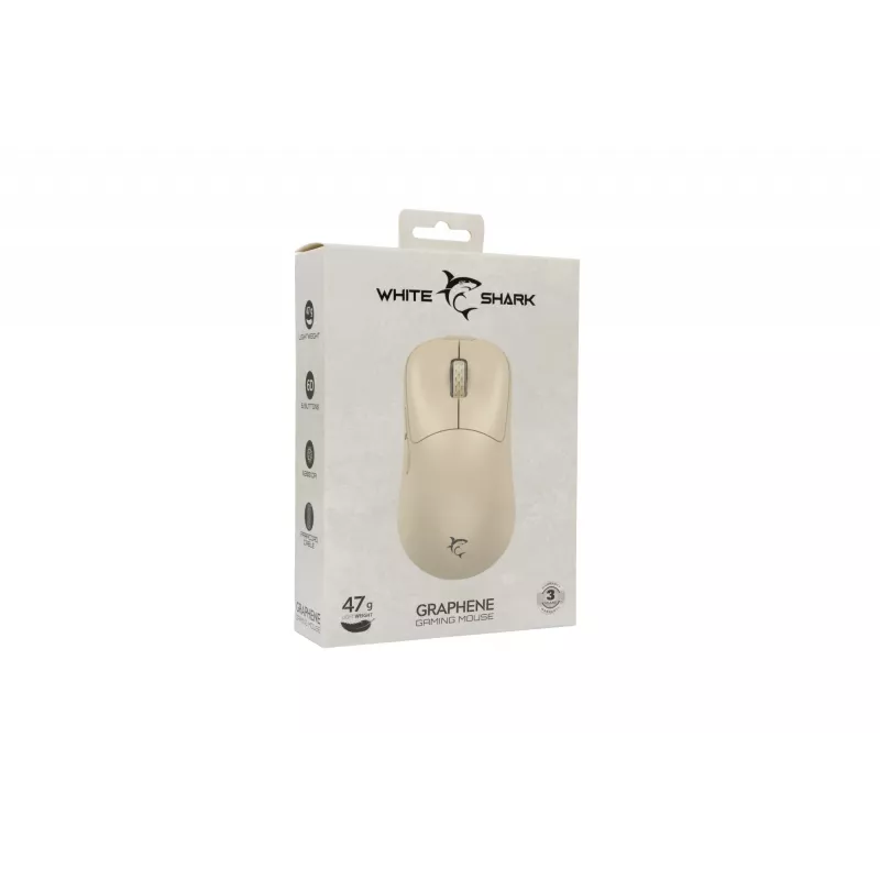 Rato White Shark GM-5014 Graphene bege USB