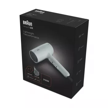 Secador de cabelo Braun BRHD211E 2200W com tecnologia iónica
