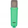 NT1 Signature + cabo XLR + braço de estúdio de secretária, microfone verde-claro, bundle