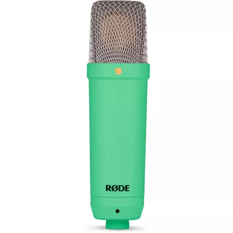 NT1 Signature + cabo XLR + braço de estúdio de secretária, microfone verde-claro, bundle