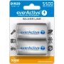Pilha recarregável everActive EVHRL20-5500 D NiMH 1,2 V 5500 mAh, pack de 2