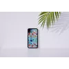 Capa de proteção iKins para iPhone XR – design Poppin Rock preto