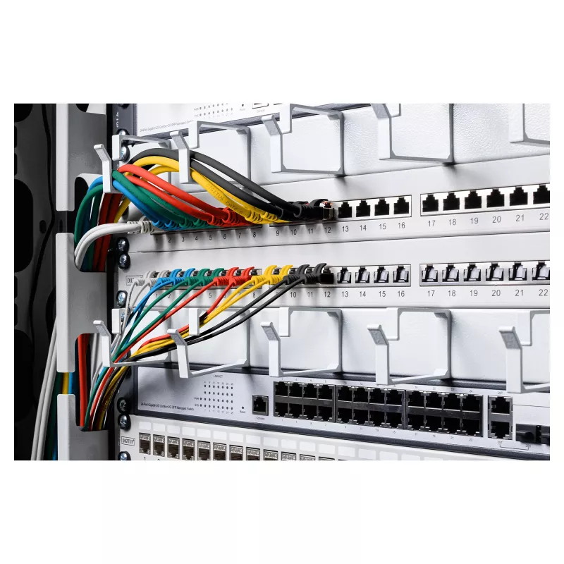 Cabo patch DIGITUS CAT6 U-UTP fino 0,3 m, vermelho
