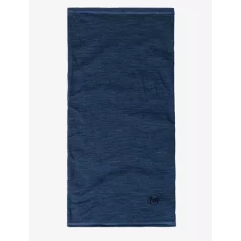 Buff lenço multifunções leve de lã merino azul