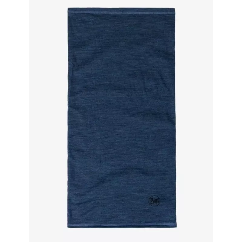 Buff lenço multifunções leve de lã merino azul