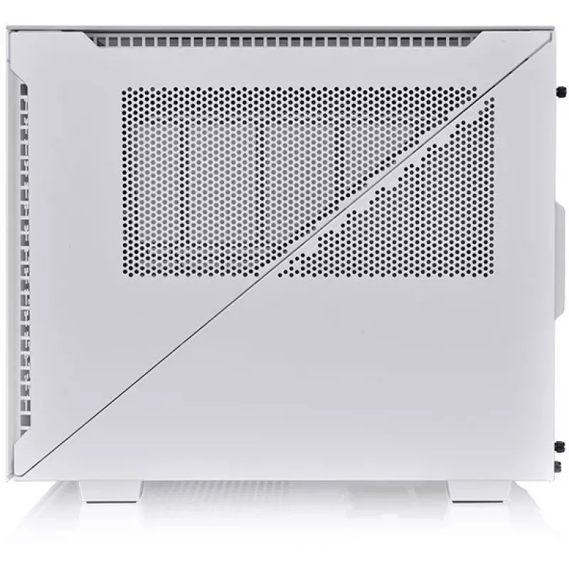 Caixa de PC Thermaltake Divider 200 TG Air Snow Micro Tower branco