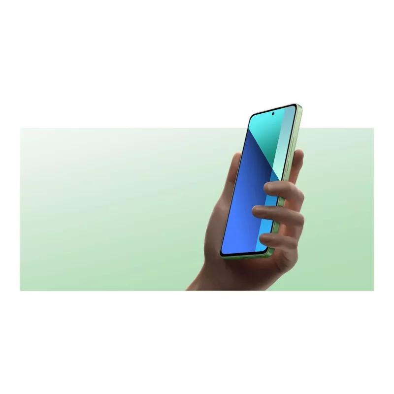 Xiaomi Redmi Note 13 6GB+128GB verde menta 16,94cm (6,67) ecrã AMOLED, MIUI 14 baseado em Android 13, câmara tripla 108MP
