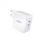Carregador CHOETECH Power adapter GaN 2x USB-C 100W PD, modelo PD6008