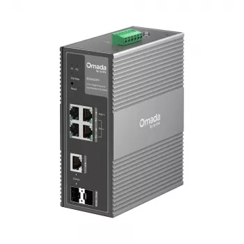 Switch de rede TP-Link IES206GPP gerido Gigabit Ethernet (10/100/1000) Power over Ethernet (PoE) preto