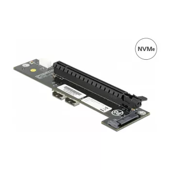 Conversor 2 x SFF-8654 para PCIe x16 bifurcação DeLOCK 64148