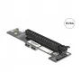 Conversor 2 x SFF-8654 para PCIe x16 bifurcação DeLOCK 64148