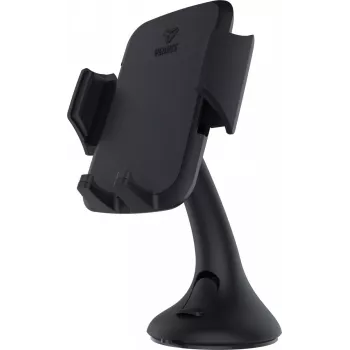 Suporte para automóvel YENKEE YSM 415BK, suporte ajustável para smartphones, fixação universal, compatível com painel de instrumentos/para-brisas