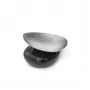 Balança de cozinha Caso FinoCompact 03201 — capacidade 0,5 kg, divisão 1 g, visor LED, aço inoxidável/preto