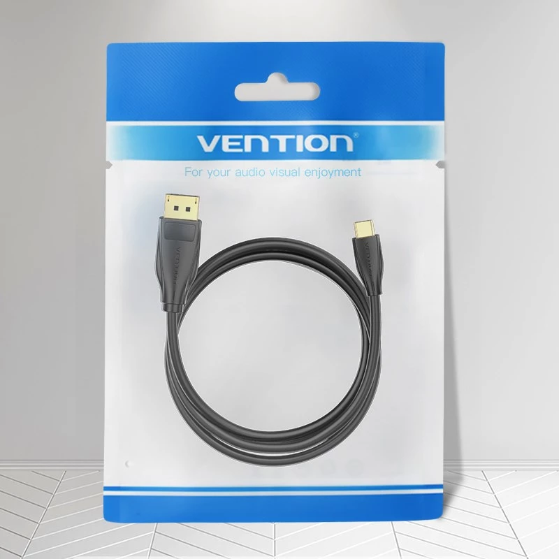 Cabo Vention USB-C para DisplayPort 8K 2 m, USB Type-C para DP, preto