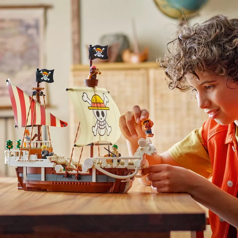 Conjunto LEGO The Going Merry navio pirata 75639 — modelo em peças One Piece