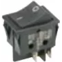 Bachmann 924.095 Interruptor elétrico interruptor basculante 2P preto (924.095)
