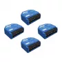 Interruptor inteligente Shelly 1 Gen3 – sem fios, 240 V AC, caixa de plástico, 42×16×37 mm, pack de 4