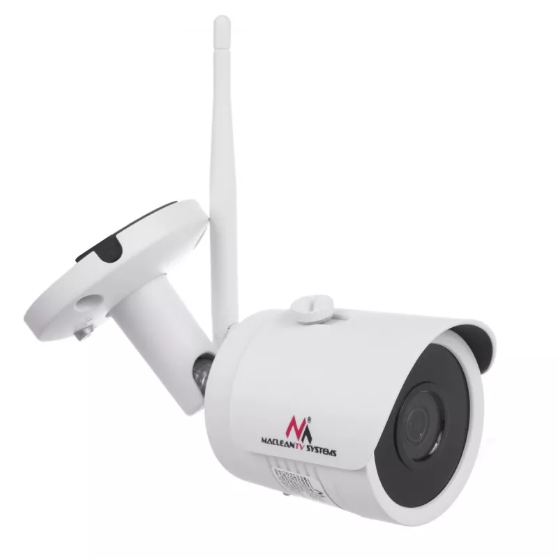 Câmara IP Maclean IPC WiFi 5MPx exterior, sirene, CMOS 1/2.5, H.264/H.264+/H.265/H.265+/JPEG/AVI, Onvif, MCTV-516