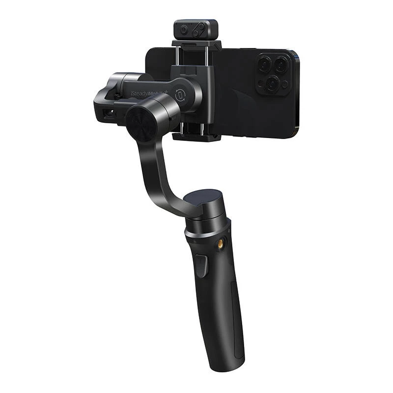 Gimbal de 3 eixos para smartphone Hohem iSteady Mobile+ Kit iSM5K — estabilização de 3 eixos, compatibilidade com smartphone