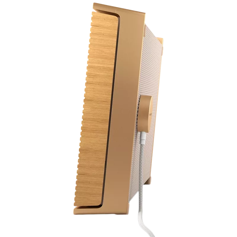 Coluna Beosound Level Gold Tone alumínio (cobertura Light Oak)