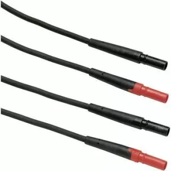 Fluke TL27 - cabo de teste - preto - vermelho - CAT III - EPDM - 1,5 m - 1000 V (668571)