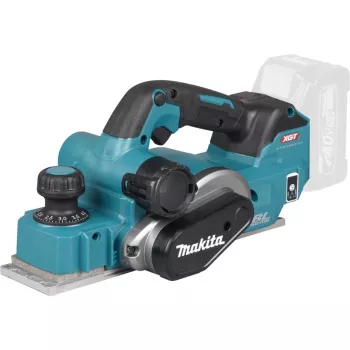 Plaina a bateria KP001GZ, 40 volts, plaina elétrica azul/preto, sem bateria e sem carregador