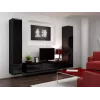 Armário fechado Cama VIGO '180' 180/40/30 preto/preto brilhante