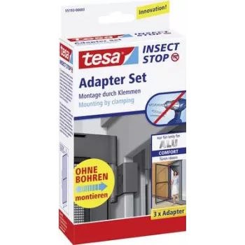 Conjunto de adaptadores Tesa 55193-03 para rede mosquiteira Alu Comfort
