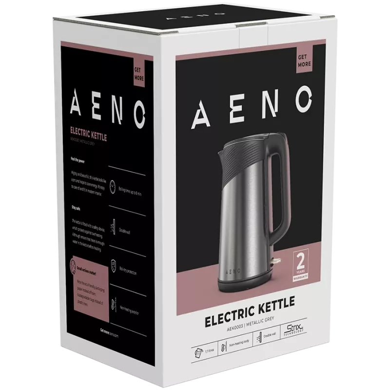 Chaleira AENO EK3 1,7 L 2200 W Preto