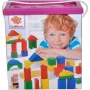 Eichhorn blocos de construção de madeira coloridos, brinquedo de construção