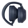 Auscultadores Sony WH1000XM4L.CE7, circumaurais, com fios e sem fios (Bluetooth, USB-C), azul, modo de utilização de arco de cabeça