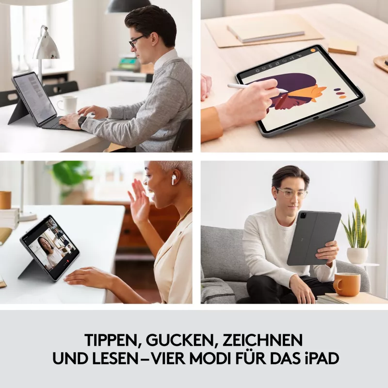 Teclado com capa para iPad Pro 12.9
