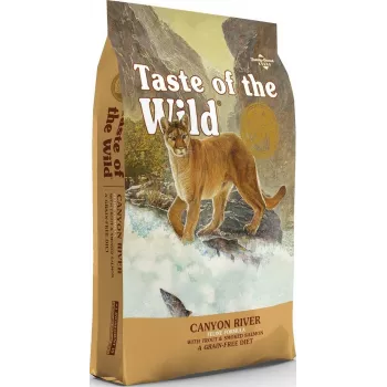 TASTE OF THE WILD Canyon River - Alimento seco para gatos - 6,6 kg