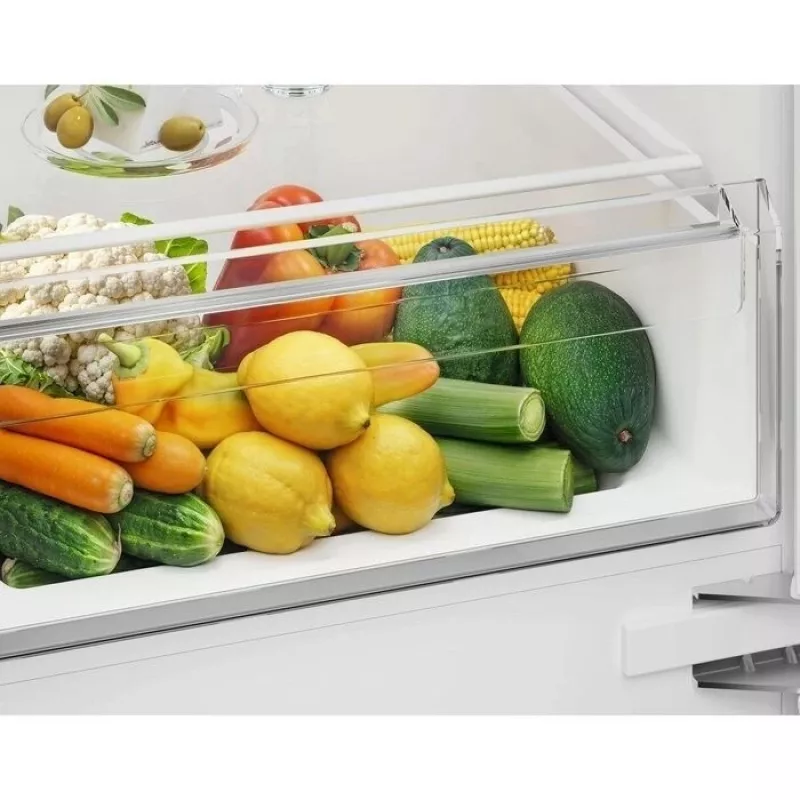 Combinado de encastrar Electrolux ENS3SE18S – aço inoxidável, congelador em cima, porta reversível, classe de eficiência energética E