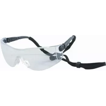 Óculos de proteção Honeywell Optema cinzento lentes resistentes a riscos com hastes pretas (modelo 1000017)
