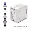 Fonte de alimentação para calha DIN Qoltec 50914 | 90W | 12V | 7,5A | branco | slim