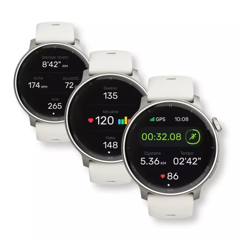Smartwatch Stelio Activ GPS 46 mm prateado STSWA101SR, GPS, caixa de 46 mm
