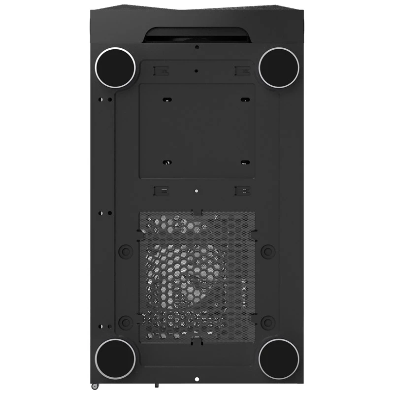 Caixa Midi-Tower MONTECH X3 X3MESH-BK preta Mesh para PC