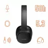 Auscultadores Manta HDP1001BK Rytmo Elegance preto
