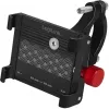 Suporte para smartphone de bicicleta LogiLink, fixo, preto/vermelho liga de alumínio de alta qualidade, adequado para dispositivos móveis - 1 unid. (AA0146)