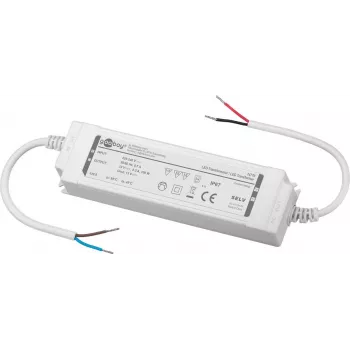 Transformador LED Goobay 12 V DC 100 W IP67 - transformador de tensão constante CV para o (74770)