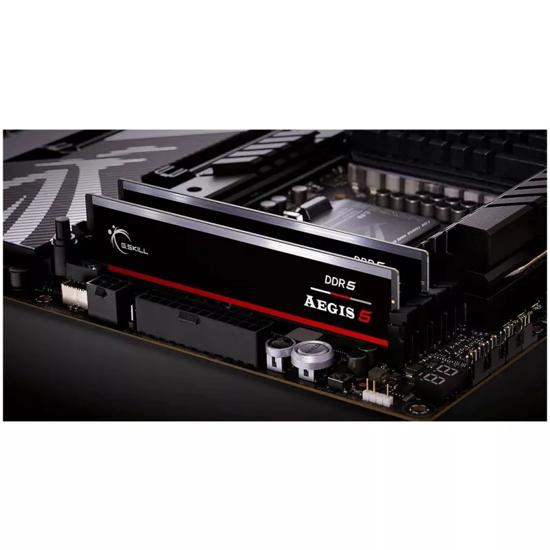 DIMM 64 GB DDR5-6000 (2x 32 GB) Dual-Kit, memória RAM preta, F5-6000J3636F32GX2-IS, Aegis 5, INTEL XMP, AMD EXPO