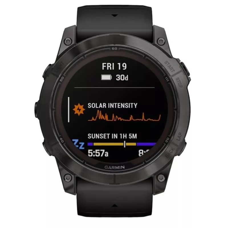 Smartwatch GARMIN fēnix 7X Pro 51 mm, 1,4 polegadas (3,56 cm) MIP 280×280, Touch, Wi‑Fi, GPS, 32 GB, Preto