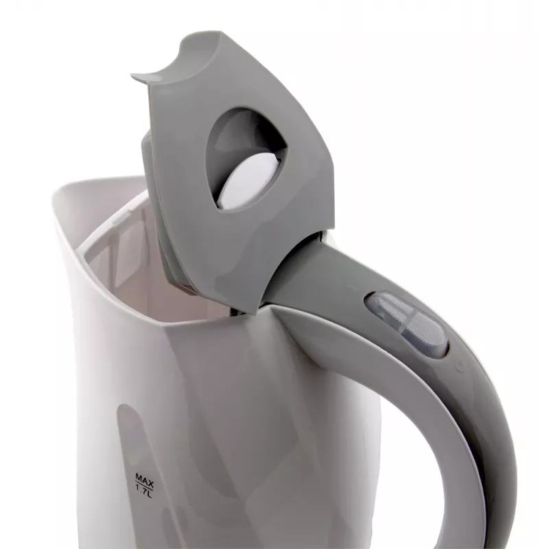 Chaleira elétrica Esperanza 1,7 l 2200 W cinzenta branca