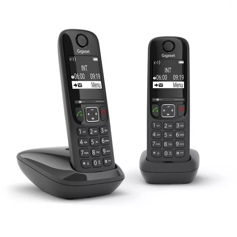 Gigaset AS690 Duo preto int.