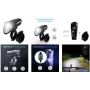 Farol de bicicleta LED FISCHER 50690 — a pilhas, preto